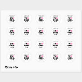 Smile Face Two Cool Smile Bedankt Ronde Sticker (Vel)