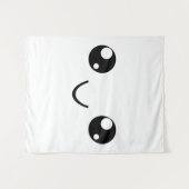 Smile Face Wandkleed (Voorkant (horizontaal))