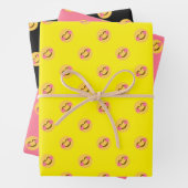 Smile factuurelbemoedigende vriendschapomslag inpakpapier vel (In situ)