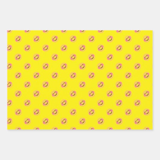 Smile factuurelbemoedigende vriendschapomslag inpakpapier vel (Voorkant)