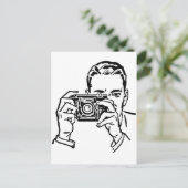Smile Flash Briefkaart (Staand voorkant)