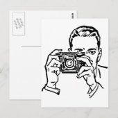 Smile Flash Briefkaart (Voorkant / Achterkant)