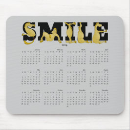 SMILE flexibele pony kalender 2014 Muismat