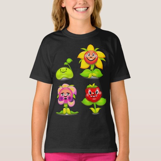 Smile Flower T-shirt (Voorkant)
