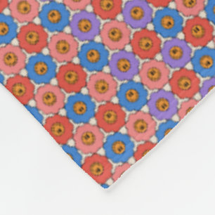 Smile Flowers Fleece Deken