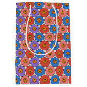 Smile Flowers Medium Cadeauzakje (Voorkant)