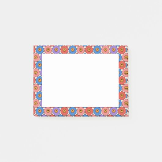 Smile Flowers Post-it® Notes (Voorkant)