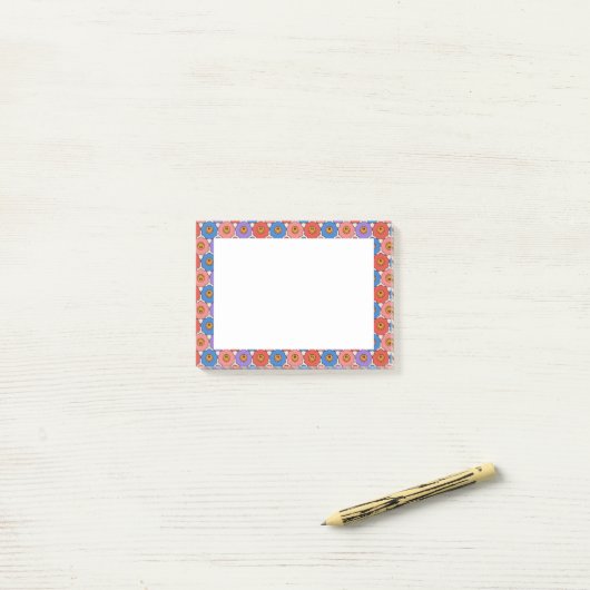 Smile Flowers Post-it® Notes (Op bureau)