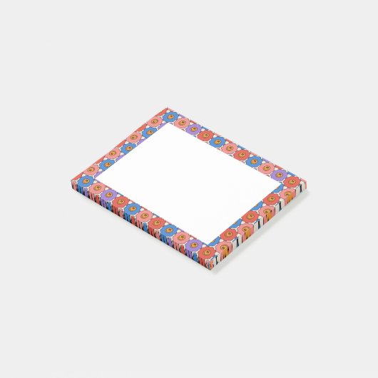 Smile Flowers Post-it® Notes (Schuin)