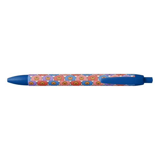 Smile Flowers Zwarte Inkt Pen (Achterkant)