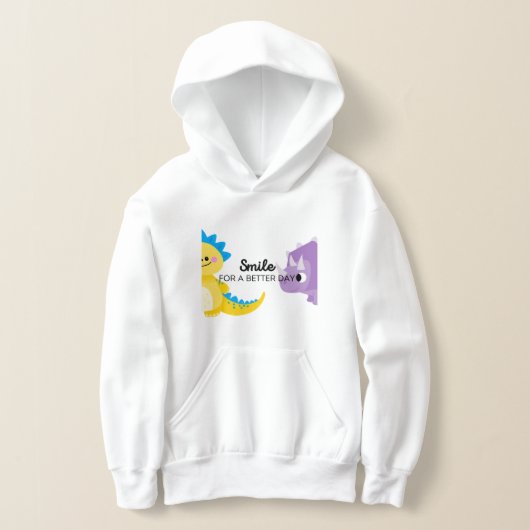 Smile For A Better Day Boy Hoodie (Laagn)