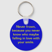 Smile Forever Sleutelhanger (Voorkant)