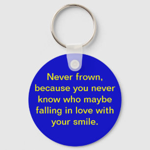 Smile Forever Sleutelhanger