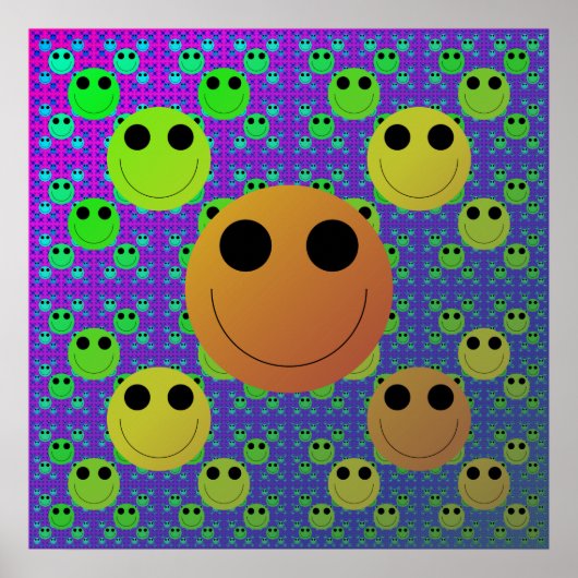 Smile Fractal Poster (Voorkant)