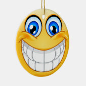 Smile Friendship Ornamenet Keramisch Ornament (Rechts)