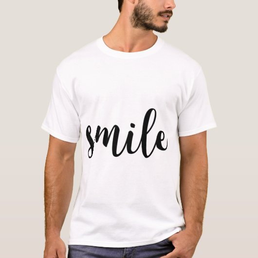 smile funny friend t-shirt (Voorkant)