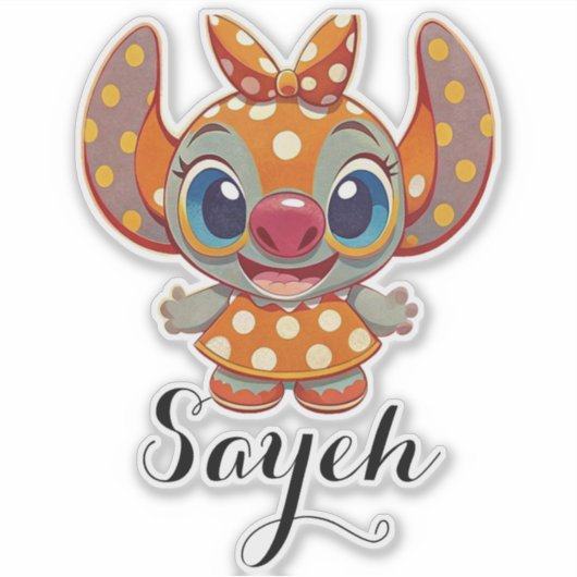 Smile funny sticker (Voorkant)