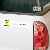 Smile god houdt van je bumper sticker (Op Truck)