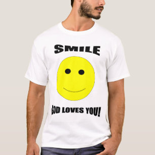 Smile God houdt van je T-shirt