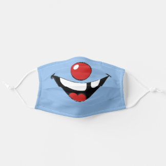 Smile - Goofy Red Nose, Face Mask Stoffen Mondkapje