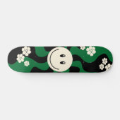Smile - Groen, Cream en Zwart Persoonlijk Skateboard (Horizontaal)
