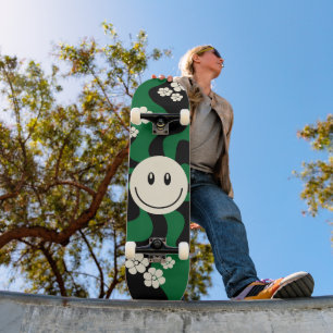 Smile - Groen, Cream en Zwart Persoonlijk Skateboard