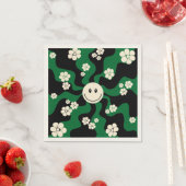 Smile - Groen, Cream en Zwart Servet (Insitu)