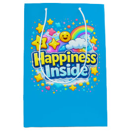 Smile, Happiness is Inside Medium Cadeauzakje
