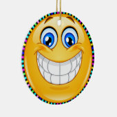 Smile Happy Face Friendship Ornamenet - SRF Keramisch Ornament (Rechts)