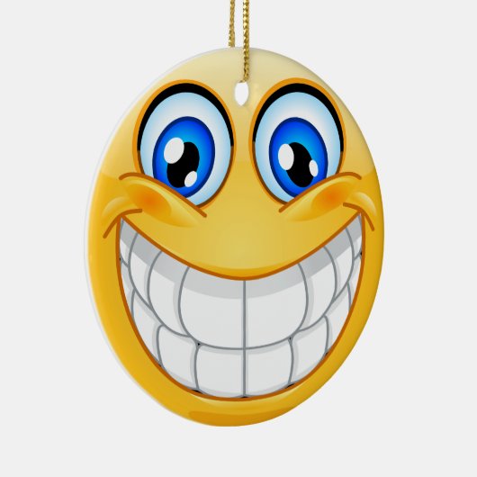 Smile Happy Face Friendship Ornamenet - SRF Keramisch Ornament (Rechts)