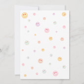 Smile Happy Face Multicolor Kaart (Achterkant)