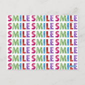 Smile Happy Quote 02 - Wees jezelf Briefkaart (Achterkant)