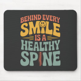 Smile Healthy Spine Chiropractor Quote Design Muismat