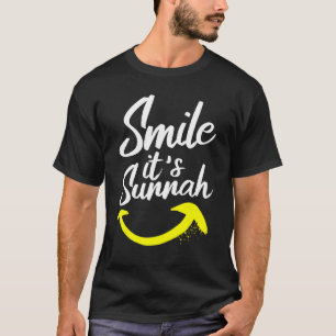 Smile Het is de soennitische islam Quran Mosque Ra T-shirt
