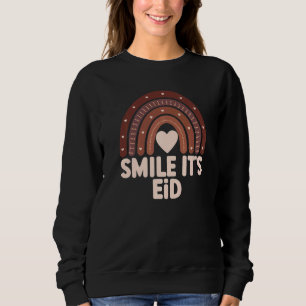 Smile Het is Eid Muslim Eid Mubarak Islamitische R Trui