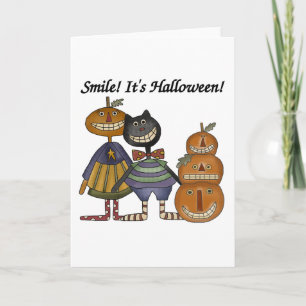 Smile Het is Halloween Kaart