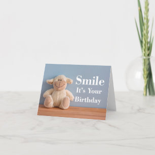 Smile Het is je geboortedag Happy Smiling Card Kaart