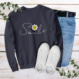 Smile Hoodie with Smiling Daisy Trui