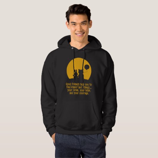Smile, hope, courage hoodie (Voorkant volledig)
