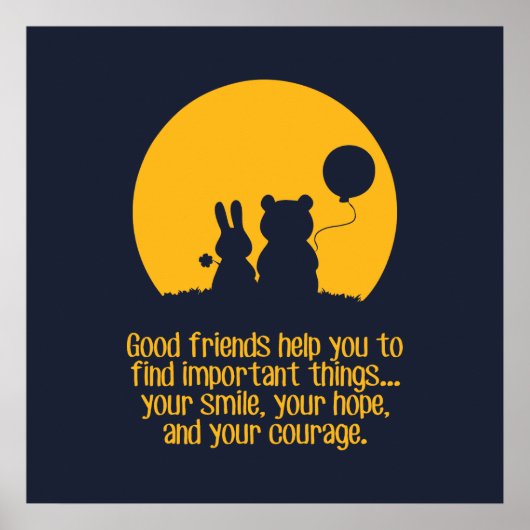 Smile, hope, courage poster (Voorkant)