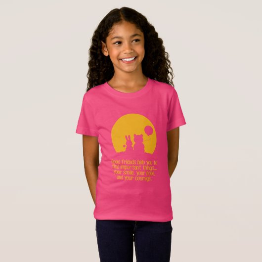 Smile, hope, courage t-shirt (Voorkant volledig)