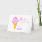 Smile Ice Cream Kaart (Voorkant)