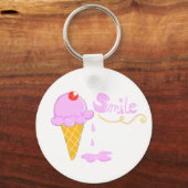Smile Ice Cream Sleutelhanger (Voorkant)
