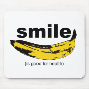SMILE is goed voor de gezondheid Mousepad Muismat