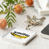 SMILE is goed voor de gezondheid - Sleutelhanger (Zijkant)