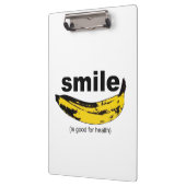 Smile is goed voor gezondheid Klembord (Links)