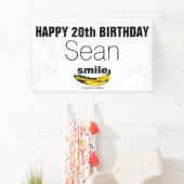 Smile is goed voor Health 20th Birthday banner (Insitu)