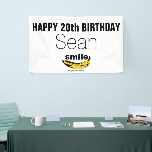 Smile is goed voor Health 20th Birthday banner (Beurs)