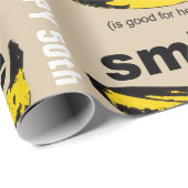 Smile is goed voor Health Banana 50th Birthday WP Cadeaupapier (Rol Hoek)