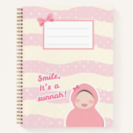 "Smile it's a sunnah" Notitieboek